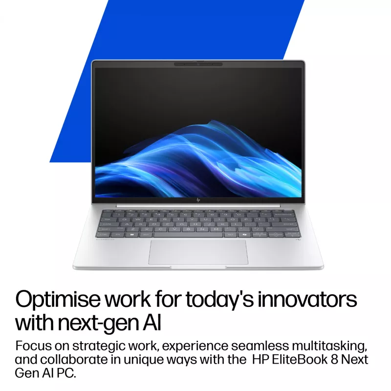 HP EliteBook 8 G1i AD3J0ET Business-Laptop, Intel Core Ultra 5 228V, 16 Zoll 2.5K, 32GB LPDDR5x, 512GB SSD, Windows 11 Pro, deutsche QWERTZ-Tastatur