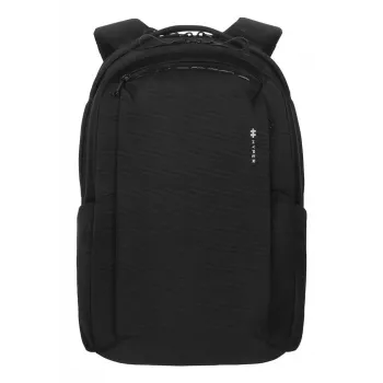 Rucksack HYPER HyperPack HP21PBKGL für Laptops bis 40,6 cm (16 Zoll) – schwarz, PET/Polyester