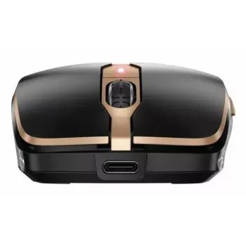 Cherry DW 9100 Slim kabelloses Tastatur- und Maus-Set, italienisches Layout, Schwarz/Bronze