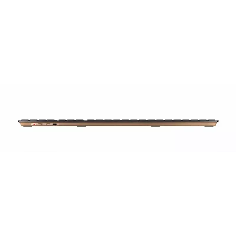 Cherry DW 9100 Slim kabelloses Tastatur- und Maus-Set, italienisches Layout, Schwarz/Bronze