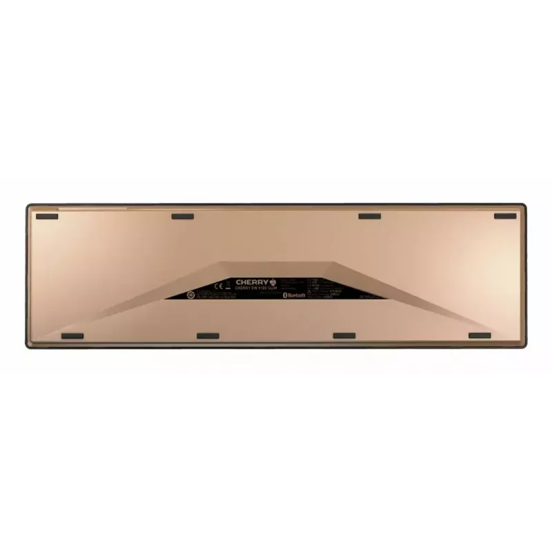 Cherry DW 9100 Slim kabelloses Tastatur- und Maus-Set, italienisches Layout, Schwarz/Bronze