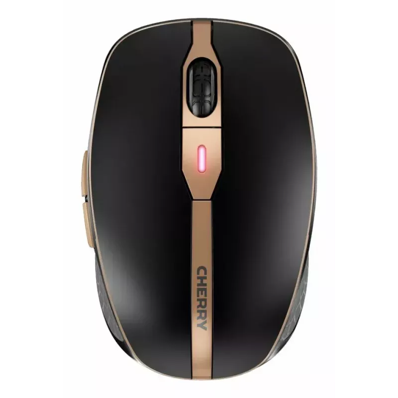 Cherry DW 9100 Slim kabelloses Tastatur- und Maus-Set, italienisches Layout, Schwarz/Bronze