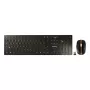 Cherry DW 9100 Slim kabelloses Tastatur- und Maus-Set, italienisches Layout, Schwarz/Bronze