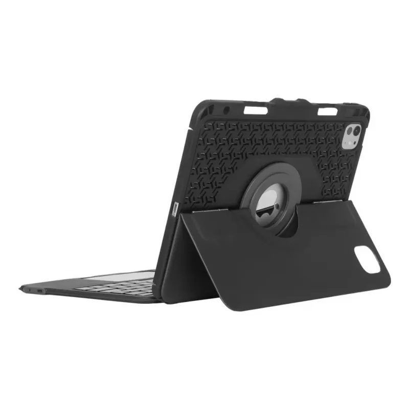 Targus VersaVu Spanische Bluetooth-Tastatur-Trackpad-Hülle für iPad 13 Zoll, Schwarz