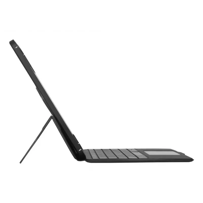 Targus VersaVu Spanische Bluetooth-Tastatur-Trackpad-Hülle für iPad 13 Zoll, Schwarz