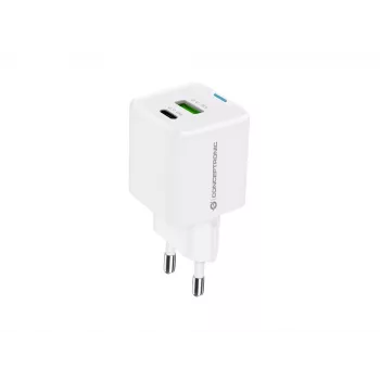 Conceptronic 2-Port 20W GaN USB PD Ladegerät, USB-C x 1, USB-A x 1 ALTHEA15W