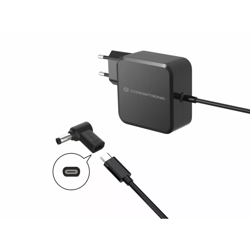 Conceptronic ABBY15PC04 DC-auf-USB-C-Adapter, Asus/Universal 5,5x2,5mm, 18–20V