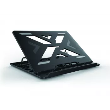 Conceptronic ERGO Laptop-Kühlständer Laptop-Ständer Schwarz 39,6 cm (15,6 Zoll)