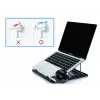 Conceptronic THANA ERGO S, Laptop-Kühlständer Laptop-Ständer Grau 39,6 cm (15,6 Zoll)