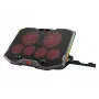 Conceptronic THYIA ERGO Gaming-Laptop-Kühlständer mit 6 Lüftern, 43,2 cm (17 Zoll), 6 Stück, Tasten, Grau, Blau, Grün, Rot, China