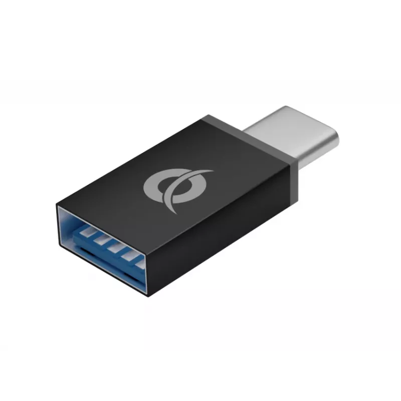 Conceptronic 4-Port USB 3.0 Aluminium Hub mit USB-C zu USB-A Adapter