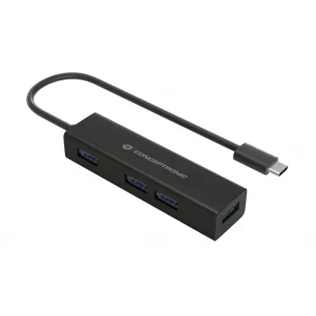 Conceptronic HUBBIES USB-C auf 4-Port USB 3.0 Hub