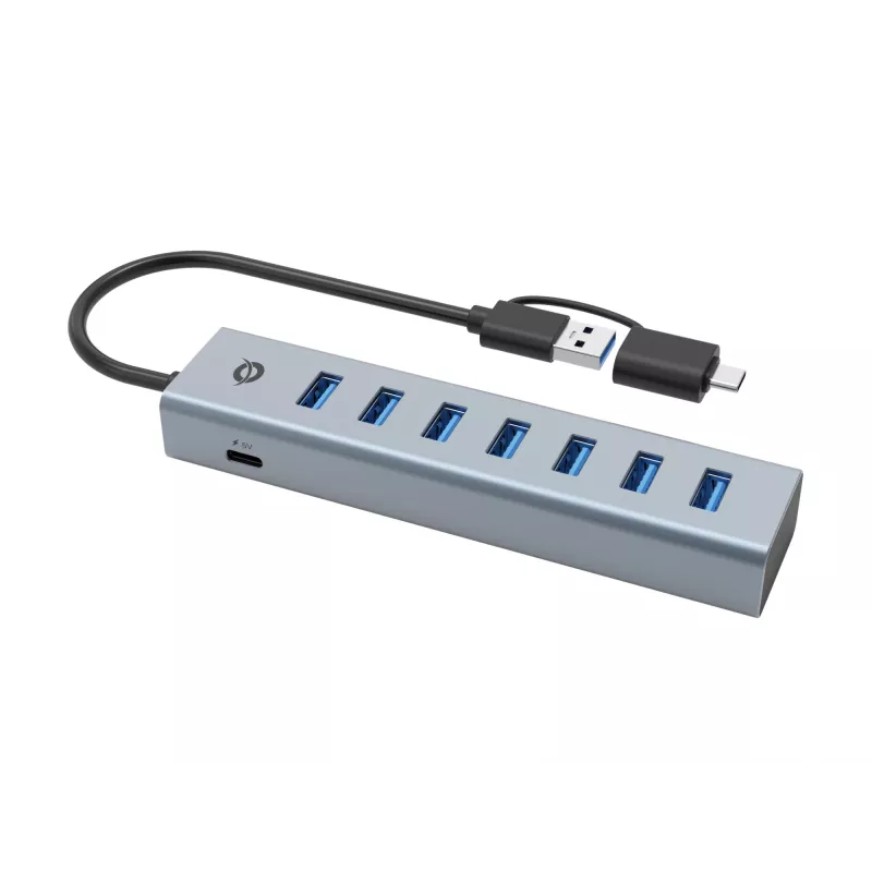 Conceptronic HUBBIES21G 7-Port USB 3.0 Hub, 5 Gbit/s, USB-A x 7
