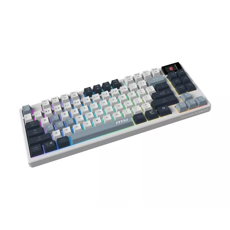 MSI Forge GK600 TKL Wireless Sky Gaming-Tastatur, DE (QWERTZ) Layout