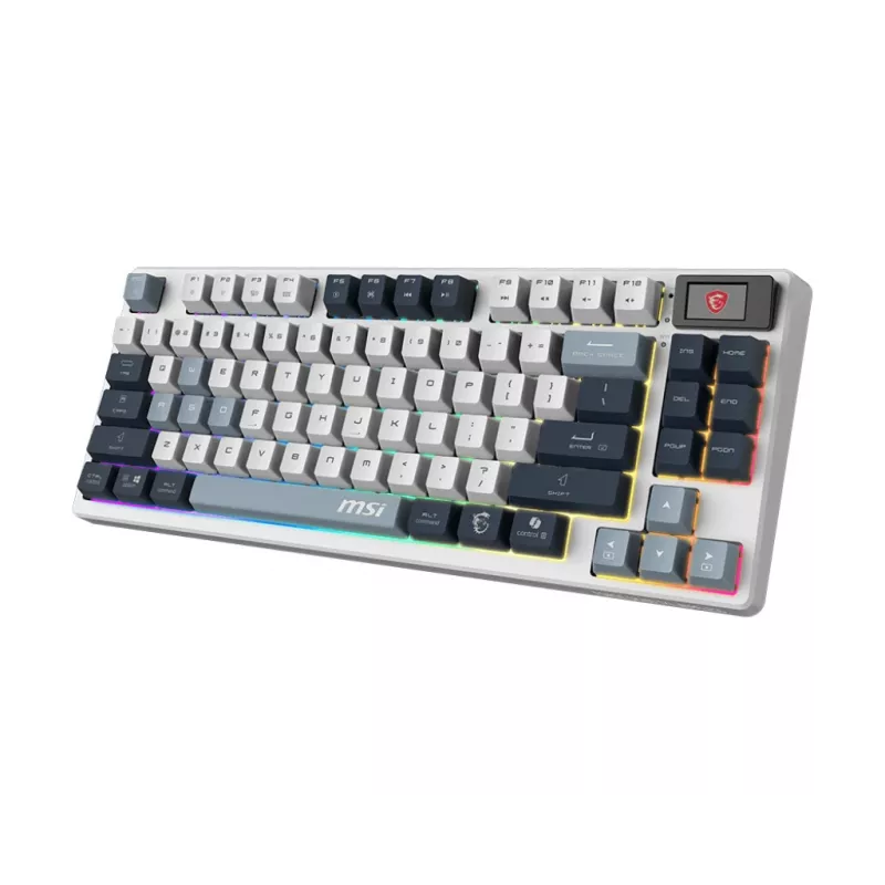 MSI Forge GK600 TKL Wireless Sky Gaming-Tastatur, DE (QWERTZ) Layout