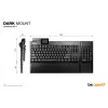 be quiet! Dark Mount Silent Tactile DE ISO Tastatur Gaming USB QWERTZ Deutsch Schwarz