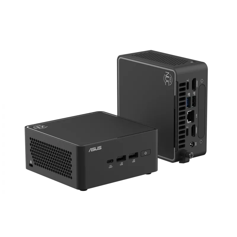 Mini PC Barebone ASUS NUC 15 Pro RNUC15CRHV500002 Schwarz 235H DDR5-SDRAM 96GB
