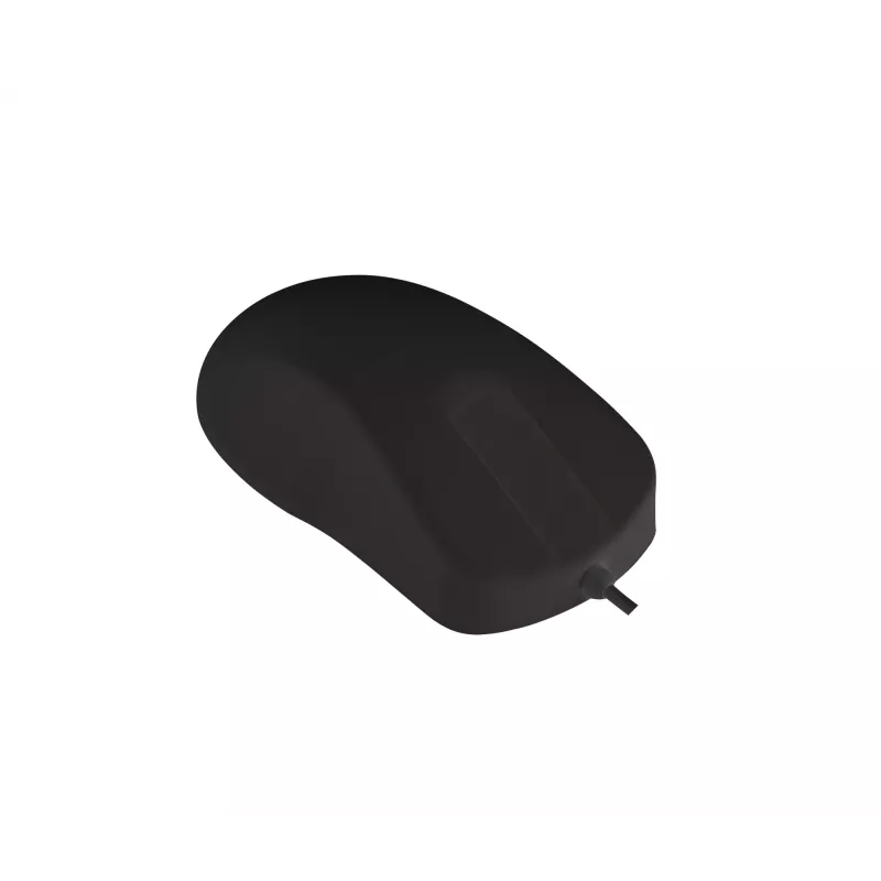 Contour Design Active Key AK-PMH1 medizinische ClassicClean Maus, optisch, 800 DPI, Scroll-Sensor, vollständig versiegelt, desinfizierbar, beidhändig, kabelgebunden USB, Schwarz