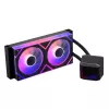 ADATA XPG Levante II 240 AIO Flüssigkeits-CPU-Kühler, 240 mm, 2 x 120-mm-ARGB-Lüfter, Schwarz