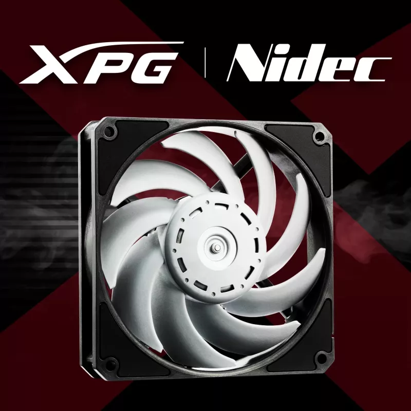 XPG VENTO PRO 120 PWM Schwarz, Lüfter, 12 cm, 450 U/min, 2500 U/min, Schwarz, Weiß
