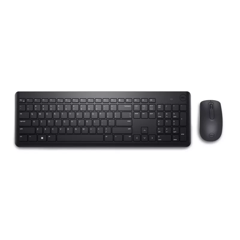 Tastatur- und Maus-Set Dell KM3322W — kabellos RF, Full-Size Deutsch QWERTZ, schwarz