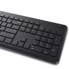 Tastatur- und Maus-Set Dell KM3322W — kabellos RF, Full-Size Deutsch QWERTZ, schwarz