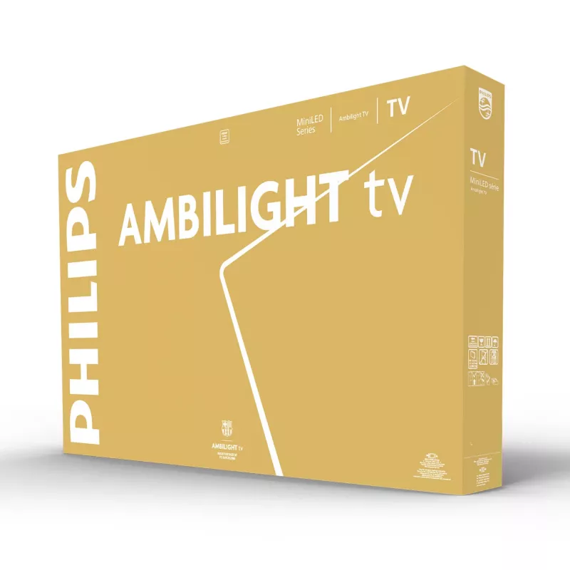 Philips Ambilight 85MLED910/12 65 Zoll 4K Ultra HD QD-Mini LED Fernseher