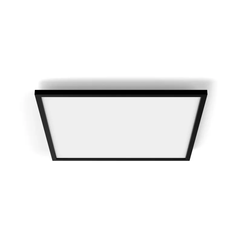 Smarte Deckenleuchte Philips Hue Aurelle Square Panel XL, schwarz