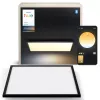 Smarte Deckenleuchte Philips Hue Aurelle Square Panel XL, schwarz