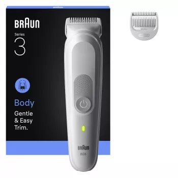 Braun Series 3 Körperhaartrimmer/Rasierer, hellgrau