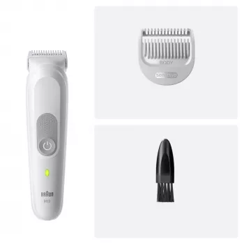 Braun Series 3 Körperhaartrimmer/Rasierer, hellgrau