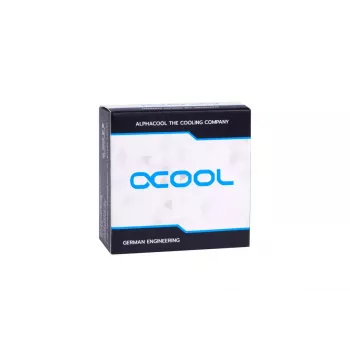 Alphacool ES D-Plug Steckverbindung, G1/4 Außengewinde zu G1/4 Außengewinde, Schwarz