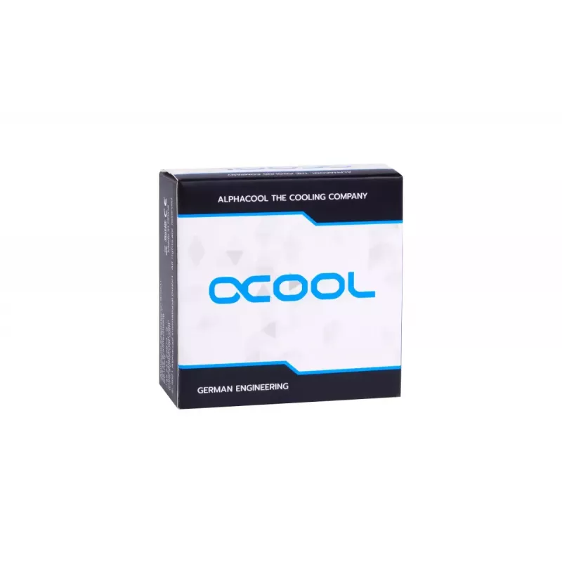 Alphacool ES D-Plug Steckverbindung, G1/4 Außengewinde zu G1/4 Außengewinde, Schwarz