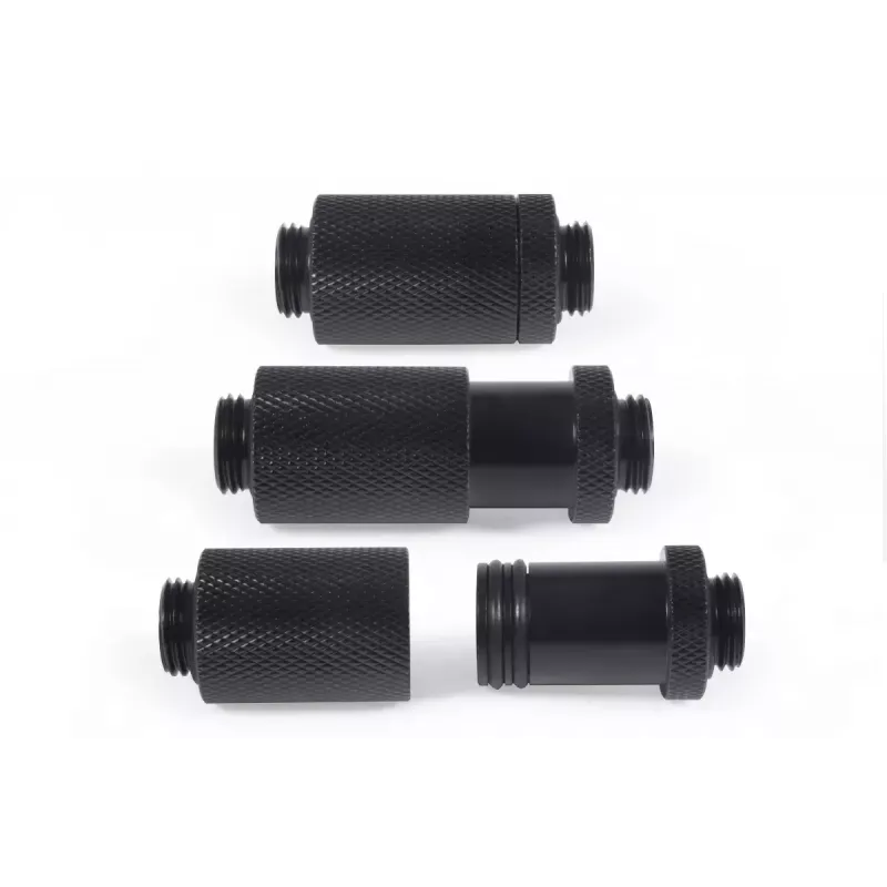 Alphacool ES D-Plug Steckverbindung, G1/4 Außengewinde zu G1/4 Außengewinde, Schwarz