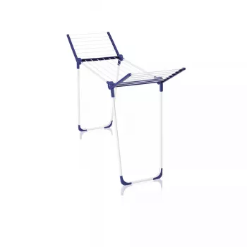 Bodenstehender Wäscheständer Leifheit Pegasus 120 Solid Compact, klappbar Metall/Kunststoff, 12 m Trockenfläche, 920×440×1490 mm