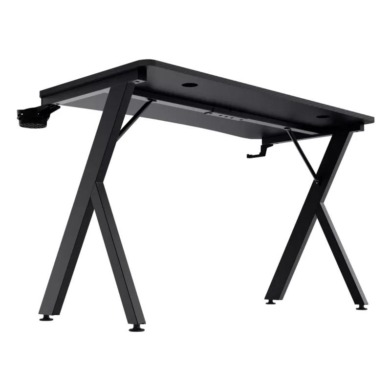 Schreibtisch Trust GXT 700 Omnius Schwarz Rechteckiger Metallrahmen 1200x600x740mm