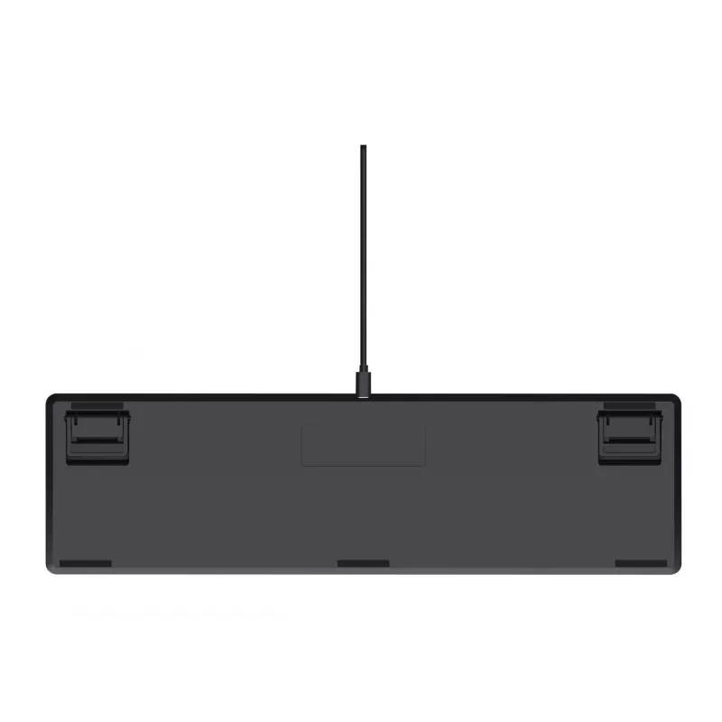 Trust GXT 866 Torix 24910 mechanische Gaming-Tastatur, kabelgebunden USB, beleuchtet, QWERTY US International, Schwarz