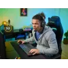 Trust GXT 866 Torix 24910 mechanische Gaming-Tastatur, kabelgebunden USB, beleuchtet, QWERTY US International, Schwarz