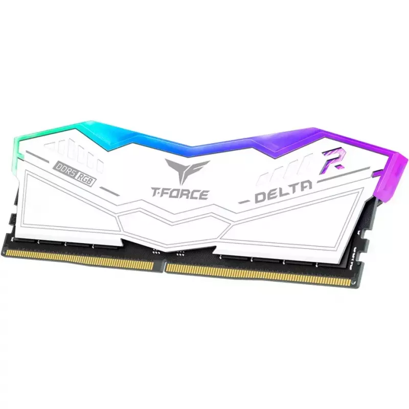 Team Group T-Force Delta RGB DDR5-6400 32 GB (2 x 16 GB) Speicher-Kit, weiß, CL32
