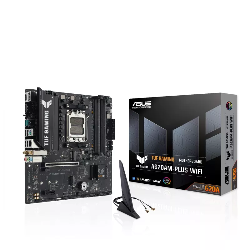 ASUS TUF GAMING A620AM-PLUS WIFI AMD A620A Socket AM5 micro ATX