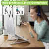 Techly ICA-TBL 134TY Laptop-/Tablet-Ständer, faltbar, verstellbarer Neigungswinkel