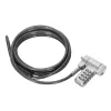 Targus ASP96GLX-S Kabelschloss Silber 2m Zahlenschloss