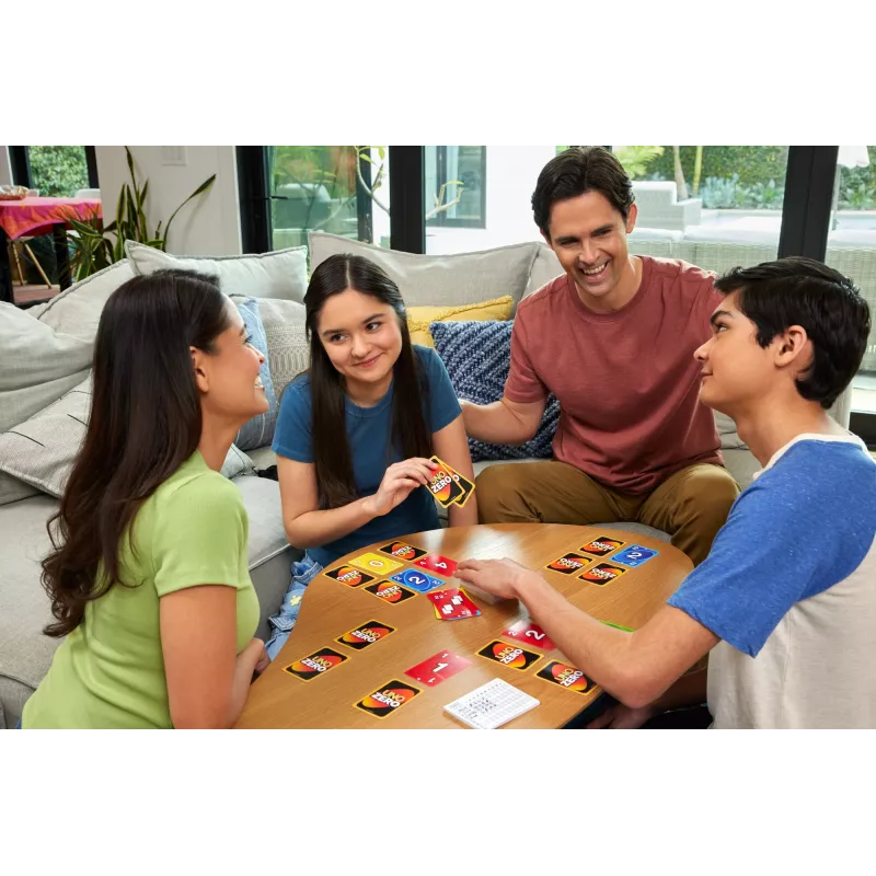 Kartenspiel MATTEL UNO Zero — Ablegespiel, Alter 7+, inkl. Deck und Spielblock