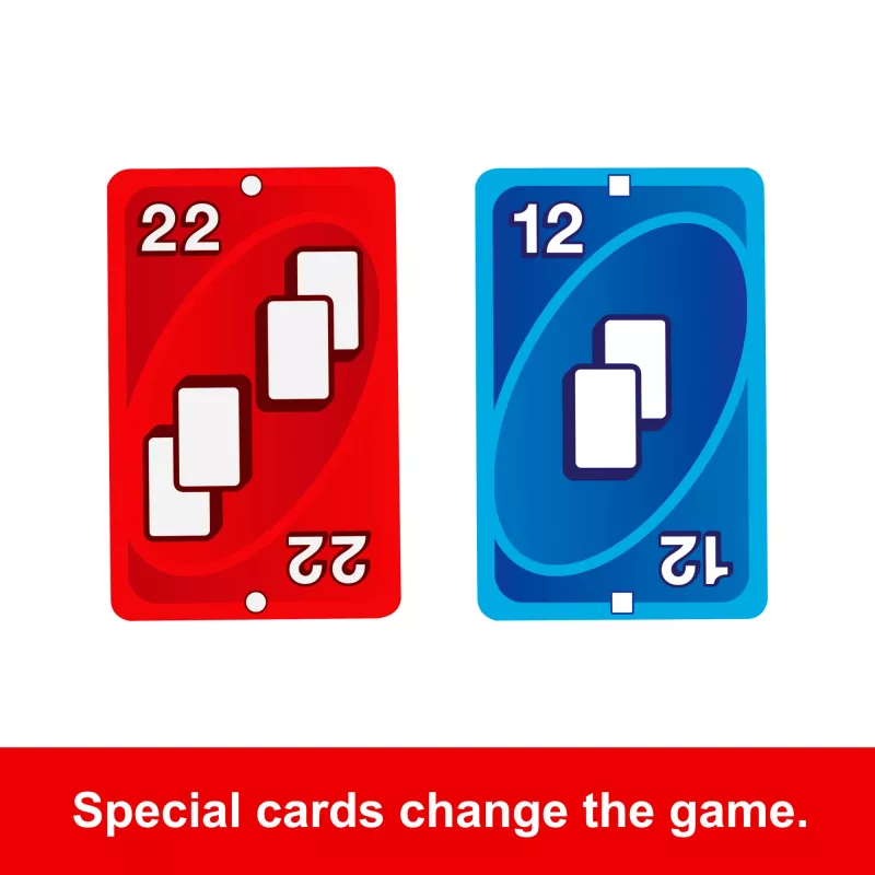 Kartenspiel MATTEL UNO Zero — Ablegespiel, Alter 7+, inkl. Deck und Spielblock