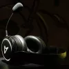 Lexip x Steelplay Impulse Multi Bluetooth Gaming-Headset, kabelgebunden und kabellos, 3,5-mm-Klinke, abnehmbares Mikrofon, schwarz