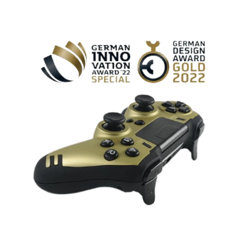 Steelplay Slim Pack Wireless Controller, gold, 2,4 GHz