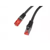 Lanberg Netzwerkkabel PCF6-10CU-0100-BK 1m Cat6 F/UTP Schwarz