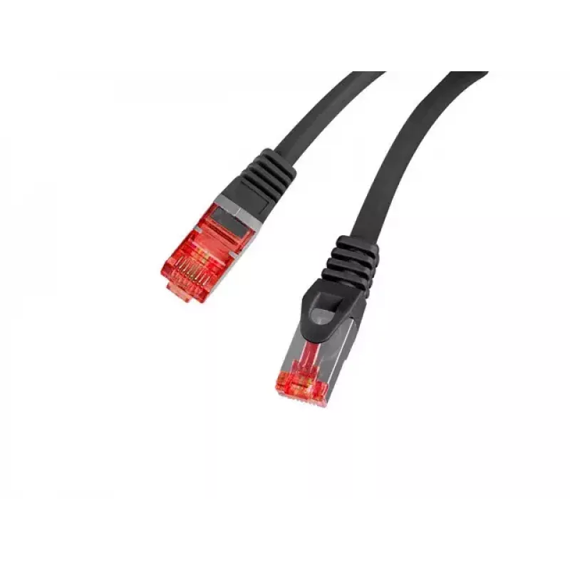 Lanberg Netzwerkkabel PCF6-10CU-0100-BK 1m Cat6 F/UTP Schwarz