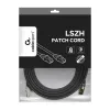 Netzwerkkabel Gembird PP8-LSZHCU-BK-15M RJ-45 Cat8 15m Schwarz