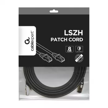 Netzwerkkabel Gembird PP8-LSZHCU-BK-15M RJ-45 Cat8 15m Schwarz